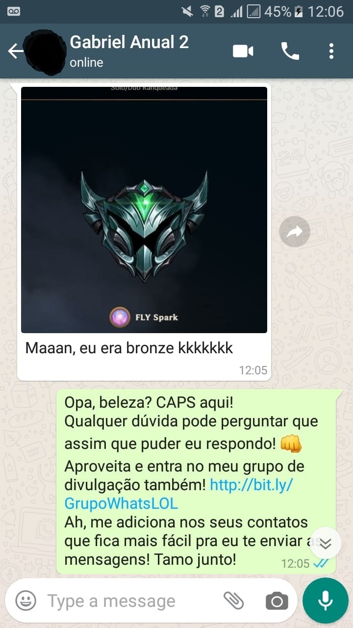 Gabriel - Do bronze ao platina